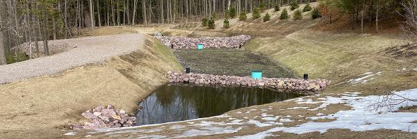 Subsurface gravel wetland